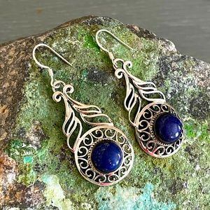 🌟Lapis Lazuli Sterling Silver Earrings